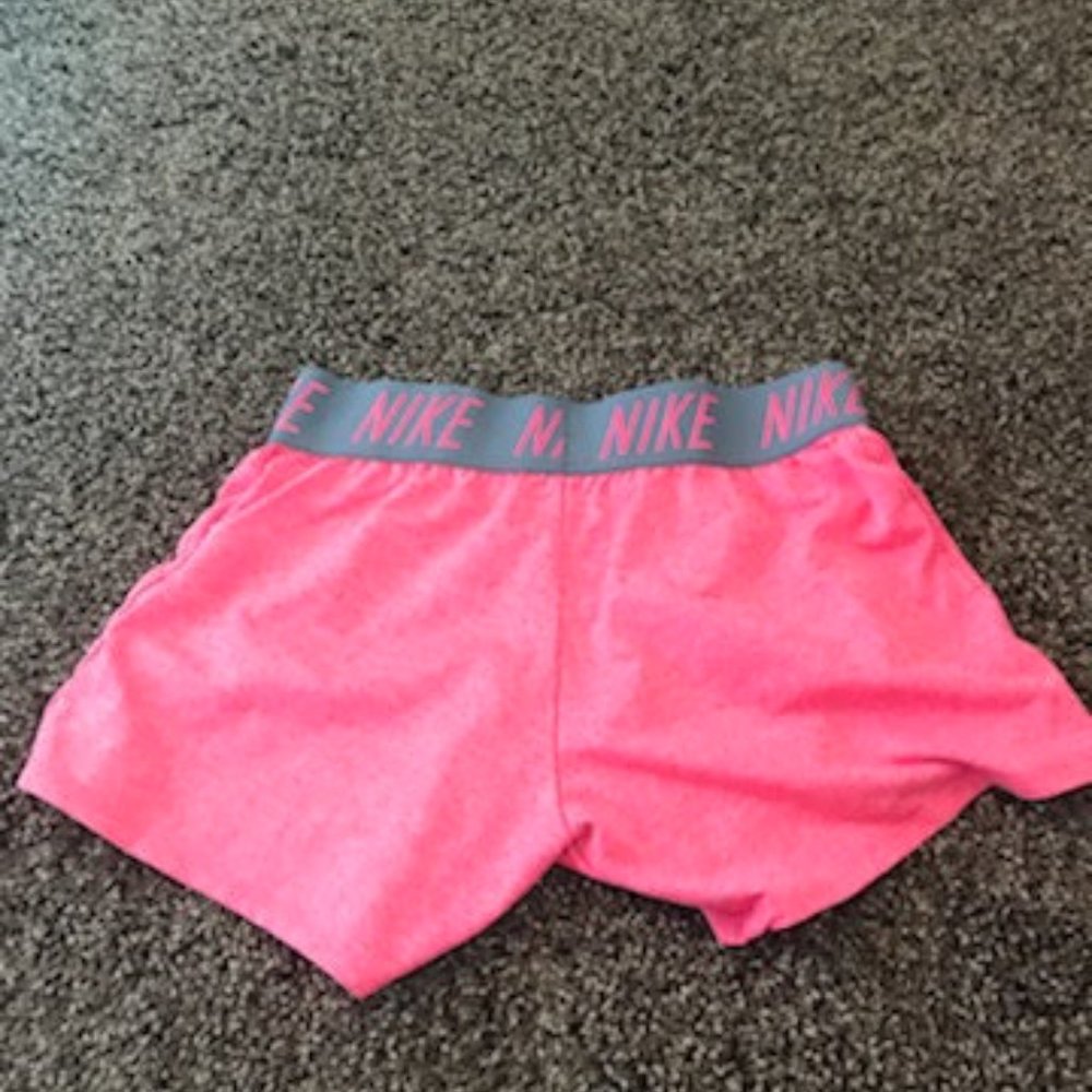 pink nike shorts